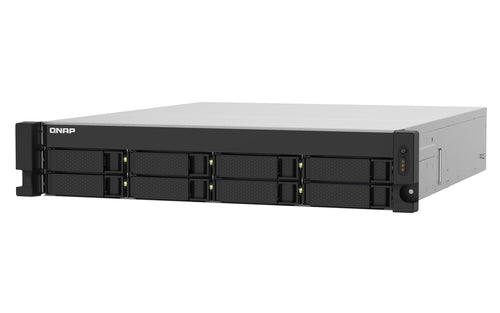 QNAP TS-832PXU-RP NAS Rack (2U) Annapurna Labs AL324 4 GB DDR4 0 TB QNAP Turbo System Aluminium, Black