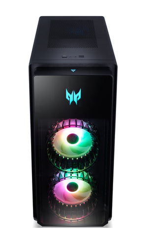 Acer Predator PO5-655 Intel® Core™ i7 i7-14700F 16 GB DDR5-SDRAM 2 TB HDD NVIDIA GeForce RTX 4070 Ti Windows 11 Pro Desktop PC Black