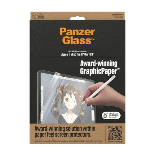 PanzerGlass ® GraphicPaper® Screen Protector iPad Pro 11″ (2018, 2020-2022, 2024) | iPad Air 10.9'' (2020, 2022) Clear screen protector Apple 1 pc(s)