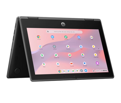 HP Fortis Flip G1i Intel® N N250 Chromebook 29.5 cm (11.6") Touchscreen HD 8 GB LPDDR5x-SDRAM 128 GB UFS Wi-Fi 6E (802.11ax) ChromeOS Black