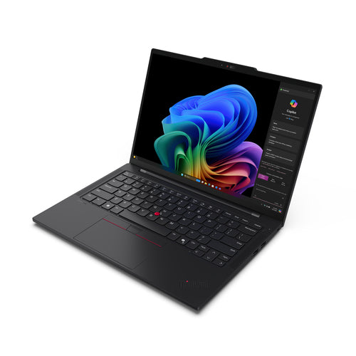 Lenovo ThinkPad T14s Gen 6 (Snapdragon) Copilot+ PC X1E-78-100 Laptop 35.6 cm (14") Touchscreen WUXGA 32 GB LPDDR5x-SDRAM 1 TB SSD Wi-Fi 7 (802.11be) Windows 11 Pro English Black