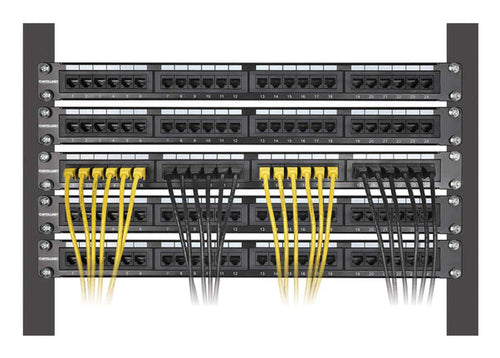 Intellinet 744744 networking cable Yellow 0.5 m Cat6 U/UTP (UTP)
