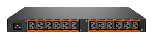 Vertiv MU01X1R0-12CF17-2C20A9H00-S power distribution unit (PDU) 12 AC outlet(s) 1U Black