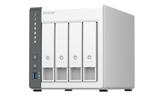 QNAP TS-433 NAS Tower ARM Cortex-A55 4 GB 0 TB QNAP Turbo System White