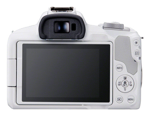 Canon EOS R50 Mirrorless Camera with 18-45mm Lens (White)