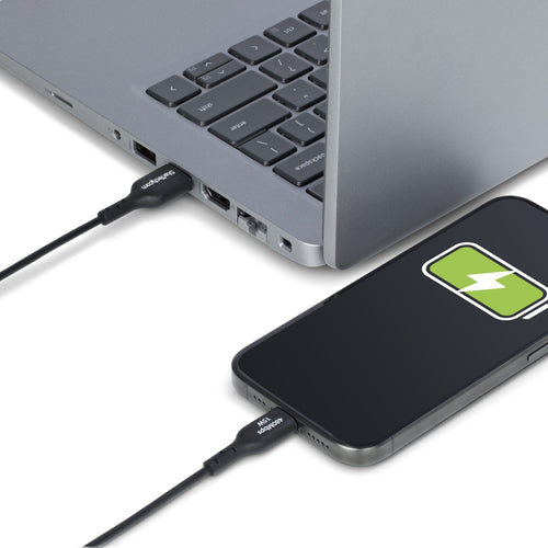 StarTech.com 15ft (4.5m) USB-A to USB-C Charging Cable, Charge & Sync, 3A, USB 2.0, TPE Jacket - Black USB Charging Cord