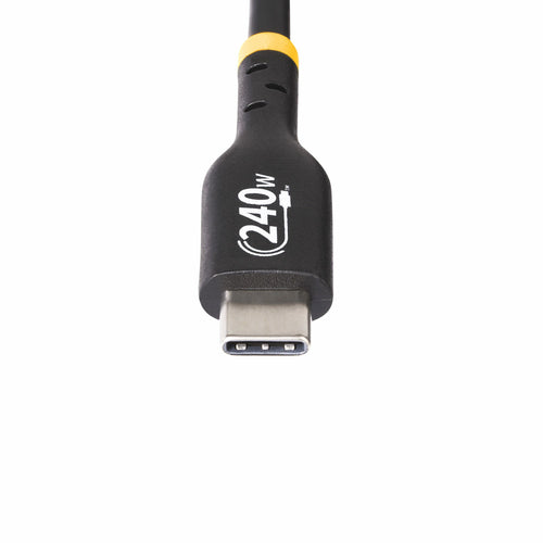 StarTech.com 6ft USB-C Charging Cable, USB-IF Certified USB C Cable, 240W PD EPR, USB 2.0 Type-C Laptop Charger Cord, USB-C Data Transfer Cable, TPE Jacket, M/M