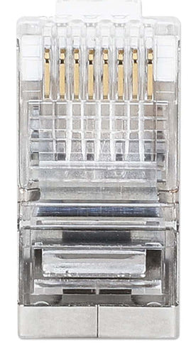 Intellinet 791366 wire connector RJ-45 Silver, Transparent