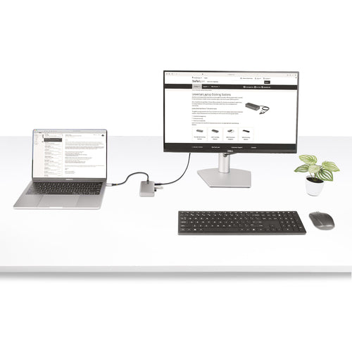 StarTech.com 4-Port USB-C Hub with USB-C DP Alt Mode Video Output 4K 60Hz - 3x USB-A, 1x USB Type-C, 100W Power Delivery Pass-Through, USB 3.2 10Gbps, 1ft/30cm Cable, Portable USB Hub