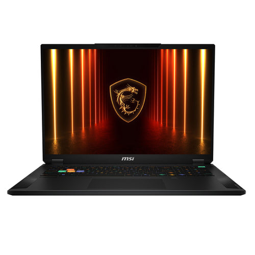 MSI Stealth 18 HX AI A2XWJG-035US laptop Intel Core Ultra 9 275HX 45.7 cm (18") UHD+ 64 GB DDR5-SDRAM 2 TB SSD NVIDIA GeForce RTX 5090 Wi-Fi 7 (802.11be) Windows 11 Pro Black