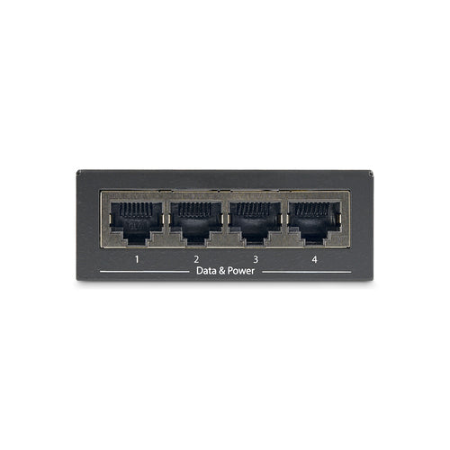 StarTech.com 4-Port Gigabit Midspan - PoE+ Injector - 802.3at/af