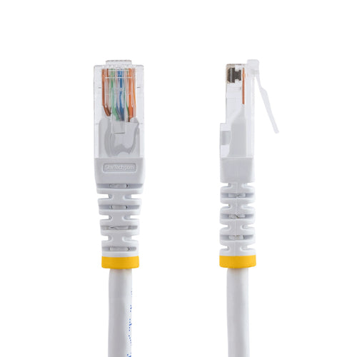 StarTech.com Cat5e Patch Cable with Molded RJ45 Connectors - 3 ft. - White