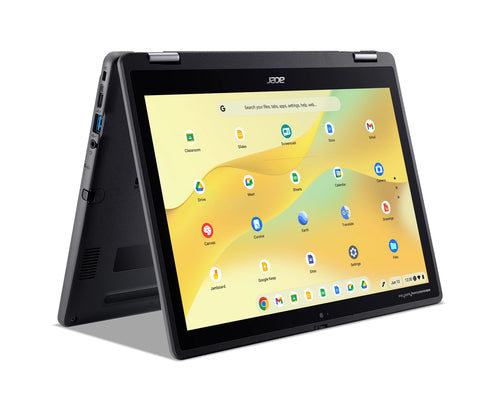 Acer Chromebook R857TN-C7D8NA Intel® N N150 31 cm (12.2") Touchscreen WUXGA 8 GB LPDDR5x-SDRAM 64 GB Flash Wi-Fi 7 (802.11be) ChromeOS Black