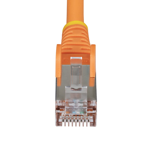 StarTech.com 30ft Orange CAT6a Ethernet Cable, Snagless RJ45, 10GbE, 100W PoE++, S/FTP, LSZH, 27AWG Pure Bare Copper Wire, 500MHz, Shielded Network Patch Cord w/Strain Reliefs, Individually Tested/ETL Verified