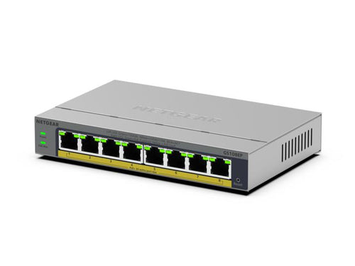 NETGEAR GS108EP Managed L2/L3 Gigabit Ethernet (10/100/1000) Grey