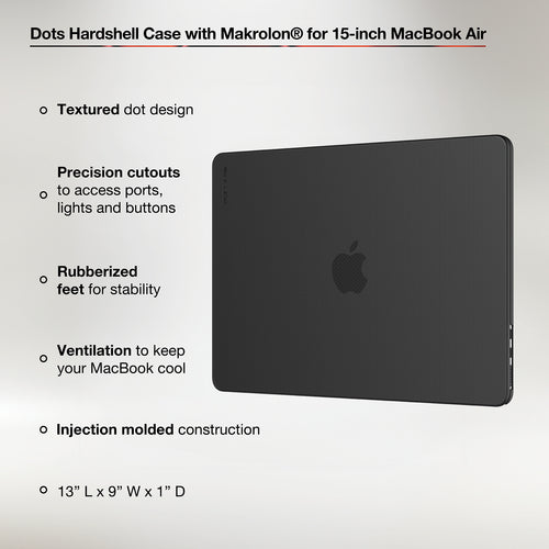 Incase Dots Hardshell Case with Makrolon® for 15-inch MacBook Air (M2-M4, 2023-2025)