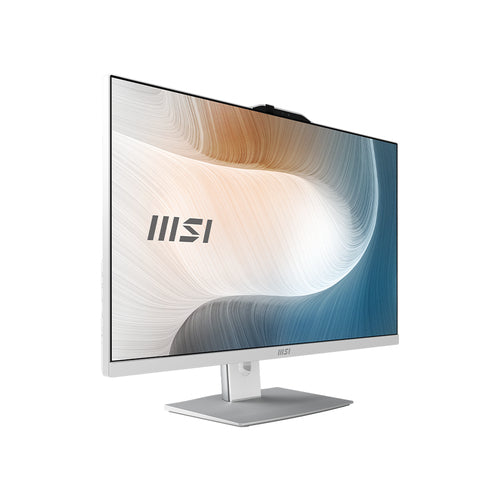 MSI Modern AM272P 1M-823US Intel Core 5 120U 68.6 cm (27") 1920 x 1080 pixels All-in-One PC 16 GB DDR5-SDRAM 1 TB SSD Windows 11 Home Wi-Fi 6E (802.11ax) White
