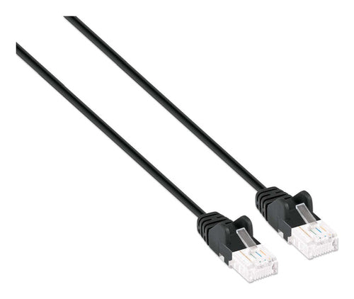 Intellinet 745758 networking cable Black 0.15 m Cat6a U/UTP (UTP)