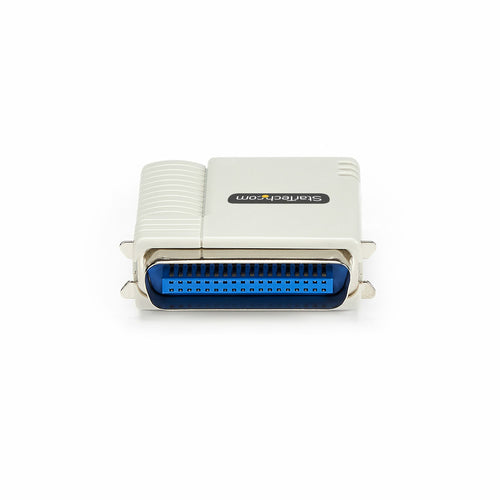 StarTech.com Ethernet to Parallel Network Print Server, 10/100Mbps LAN, WebUI Enabled, Centronics Ethernet Printer Server Adapter, Enhances Legacy Printer
