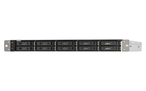 QNAP TS-h1090FU NAS Rack (1U) EPYC 7302P 128 GB DDR4 0 TB QuTS hero Black, Grey