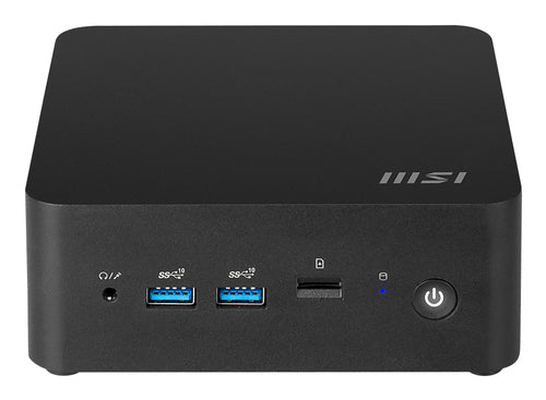 MSI Cubi NUC AI 1UMG-014US PC/workstation Intel Core Ultra 7 155H 32 GB DDR5-SDRAM 1 TB SSD Windows 11 Home Mini PC Black