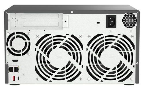 QNAP TVS-h874 NAS Tower Intel® Core™ i9 64 GB DDR4 0 TB QuTS hero Black