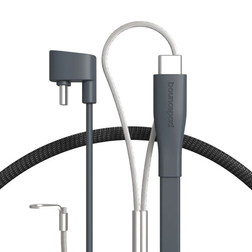 Bouncepad CB-RF-FLAT-C2C-B USB cable 2 m USB C Black, Grey