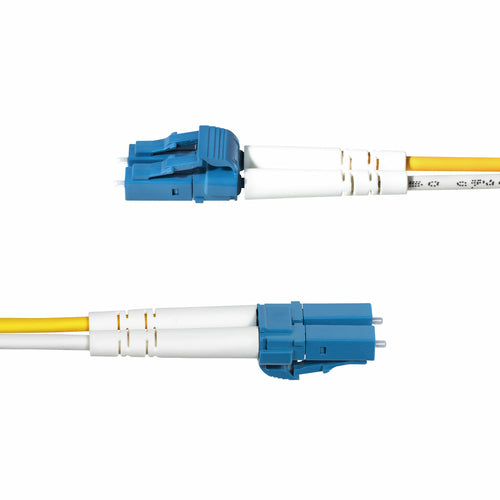 StarTech.com 25m (82ft) LC to LC (UPC) OS2 Single Mode Duplex Fiber Optic Cable, 9/125µm, 100G, Bend Insensitive, Low Insertion Loss - LSZH Fiber Jumper Cord