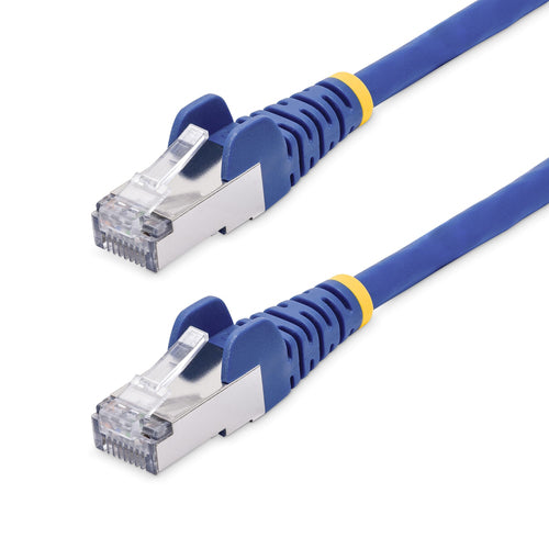 StarTech.com 3ft Blue CAT8 Ethernet Cable, Snagless RJ45, 25G/40G, 2000MHz, 100W PoE++, S/FTP, 26AWG Pure Bare Copper Wire, LSZH, Shielded Network Patch Cord w/Strain Reliefs, Individually Tested