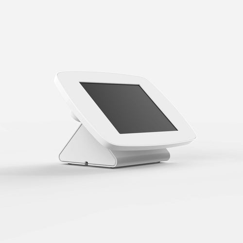 Bouncepad Original Flip | Exposed Front Camera and Home Button | White | Samsung Galaxy Tab A9 and A11 8.7 Inch (2023 - 2025)