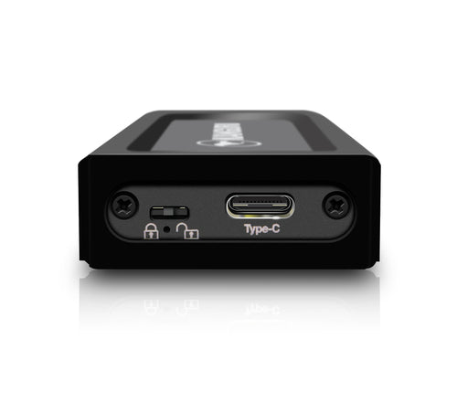 iStorage Kanguru UltraLock Superspeed+ USB-C M.2 NVMe External SSD 4 TB| Secure Portable Solid State Drive |Physical Write Protect Switch| Secure Firmware| TAA Compliant |