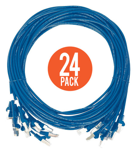 Intellinet 742634 networking cable Blue 0.15 m Cat6 U/UTP (UTP)