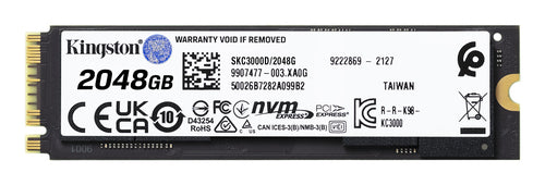 Kingston Technology 2048G KC3000 M.2 2280 NVMe SSD, Bulk