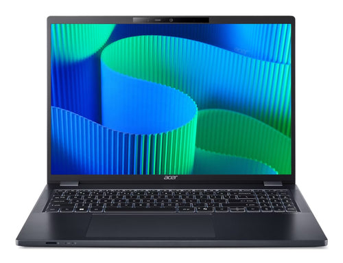 Acer TravelMate P4 TMP416-53-59NC Copilot+ PC Intel Core Ultra 5 125U Laptop 40.6 cm (16") WUXGA 16 GB DDR5-SDRAM 512 GB SSD Wi-Fi 6 (802.11ax) Windows 11 Pro Blue