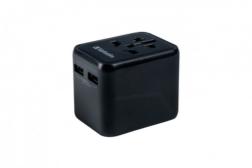 Verbatim 49543 power plug adapter Universal Black