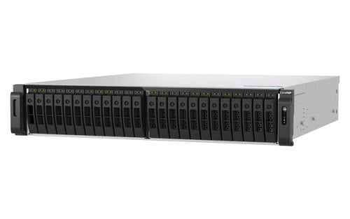QNAP TS-H3077AFU-R7-64G NAS/storage server Rack (2U) AMD Ryzen™ 5 64 GB DDR5 0 TB QuTS hero Black, Metallic