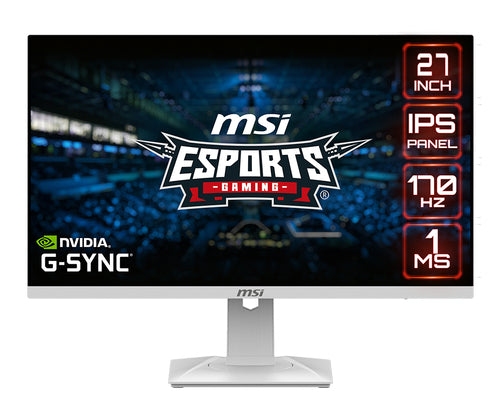 MSI Optix G274RW computer monitor 68.6 cm (27") 1920 x 1080 pixels Full HD White