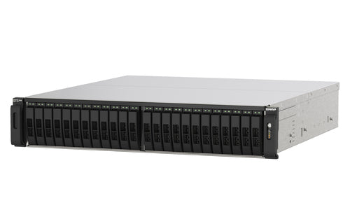 QNAP TS-h2490FU NAS Rack (2U) EPYC 7302P 128 GB DDR4 0 TB QuTS hero Black, Grey