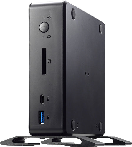 Shuttle Nano PC NC10U5 , Intel i5-8265U, 1x HDMI, 1x DP, 1x 2.5" bay, 1x M.2, 1x LAN, 1x COM, Wifi, 24/7 permanent operation, incl. VESA & Stand