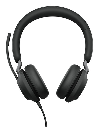 Jabra Evolve2 40 SE MS Stereo Headset Wired Head-band Calls/Music USB Type-C / USB Type-A Black