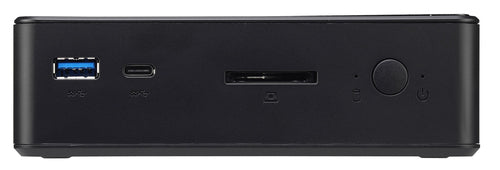 Shuttle Nano PC NC10U , Intel Celeron 4205U, 1x HDMI, 1x DP, 1x 2.5" bay, 1x M.2, 1x LAN, 1x COM, Wifi, 24/7 permanent operation, incl. VESA & Stand