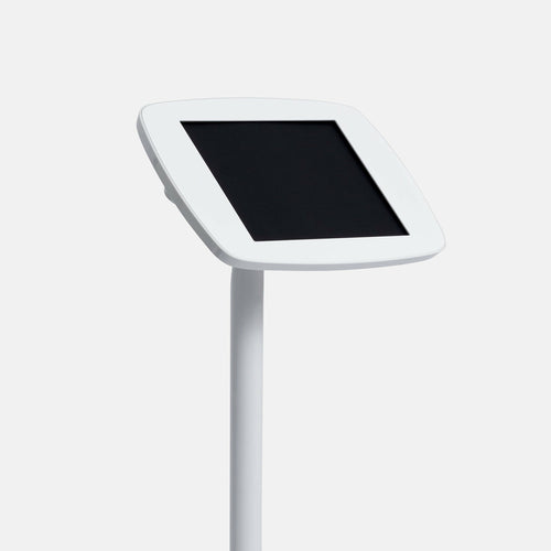 Bouncepad Original Floorstanding (inc USB Cable) | Exposed Front Camera and Home Button | White | Samsung Galaxy Tab A9+ and A11+ 11-inch (2023 - 2025)