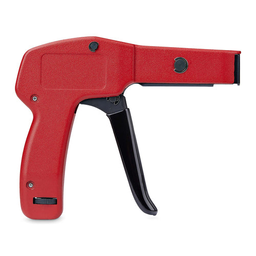 StarTech.com Nylon Cable Tie Gun, Zip Tie Cable Installation and Cutter Tool, Zip Tie Tensioning/Tightener, Works with Nylon Zip Ties 2.4mm to 4.8mm, TAA Compliant