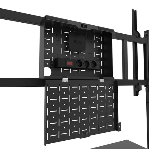Neomounts FL50-575BL1 TV trolley 65-115" - fast installation - TÜV