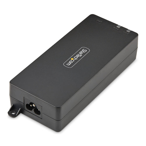 StarTech.com 1-Port 10Gbps PoE++ Injector, 90W, 2.5/5/10G Ethernet/10/100/1000M, PoE++ (802.3af/at/bt), Wall Mountable, Unmanaged Inline Power Over Ethernet