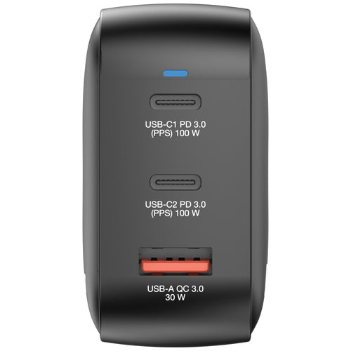 Verbatim GaN Charger 100W Universal Black AC Fast charging Indoor
