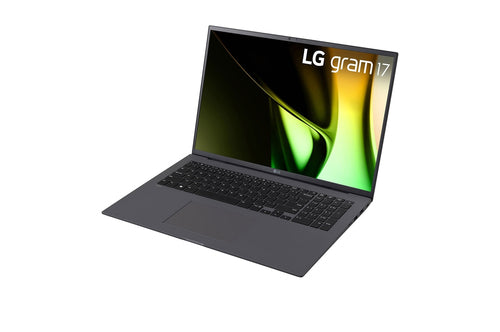 LG Gram 17Z90S-V.APC5U1 laptop Intel Core Ultra 7 155H 43.2 cm (17") WQXGA 16 GB LPDDR5x-SDRAM 512 GB SSD Wi-Fi 6E (802.11ax) Windows 11 Pro Grey