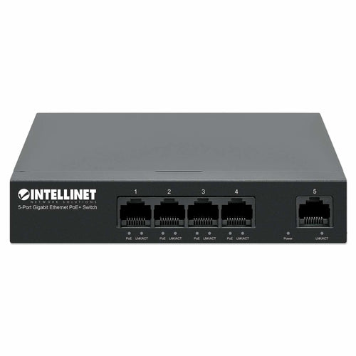 Intellinet 561792 network switch Gigabit Ethernet (10/100/1000) Power over Ethernet (PoE) Black