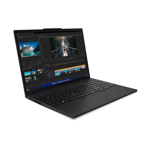 Lenovo ThinkPad T16 Gen 3 Intel Core Ultra 5 135U Laptop 40.6 cm (16") WUXGA 16 GB DDR5-SDRAM 256 GB SSD Wi-Fi 6E (802.11ax) Windows 11 Pro Black