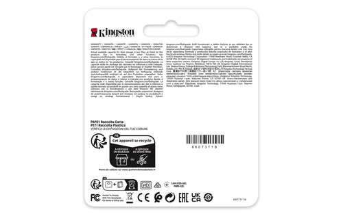 Kingston Technology 64G SDXC Industrial pSLC